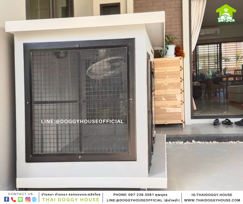 บ้านหมา แบบบ้าน Box style