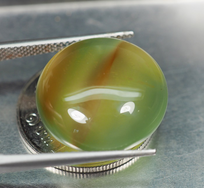 อะเกต (Multi Color Onyx Agate) 13.75 กะรัต