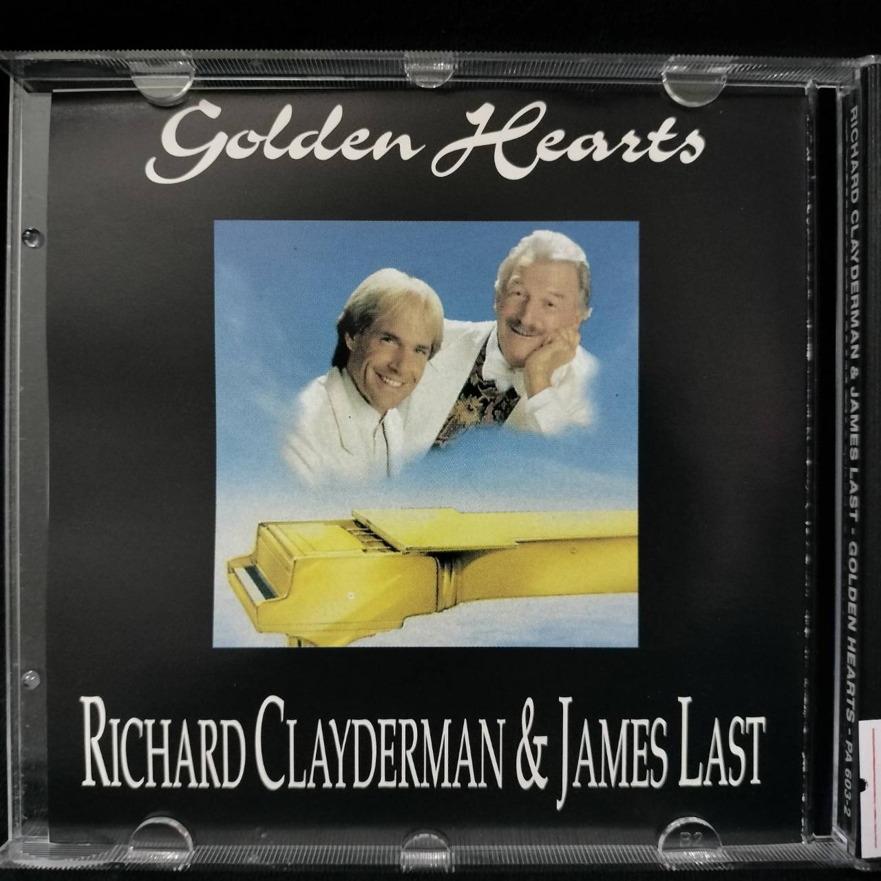 Richard Clayderman & James Last – Golden Hearts / SWEDEN / แผ่นดี