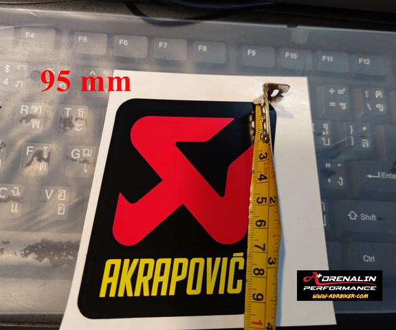 สติ๊กเกอร์ Akrapovic กันความร้อน ของแท้จากโรงงาน