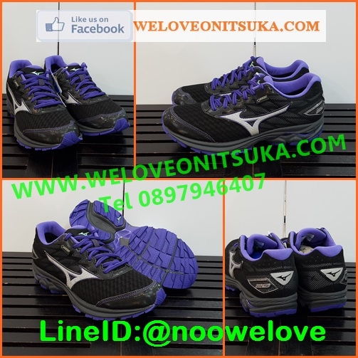 รองเท้าวิ่ง Mizuno Wave Rider 20 G-TX สำหรับสาวๆ ด้วยเทคโนโลยี Gore-Tex ยอดนิยม หรูหรา สีสวย นุ่มใส่สบายเท้า น่าใช้ J1GD177403