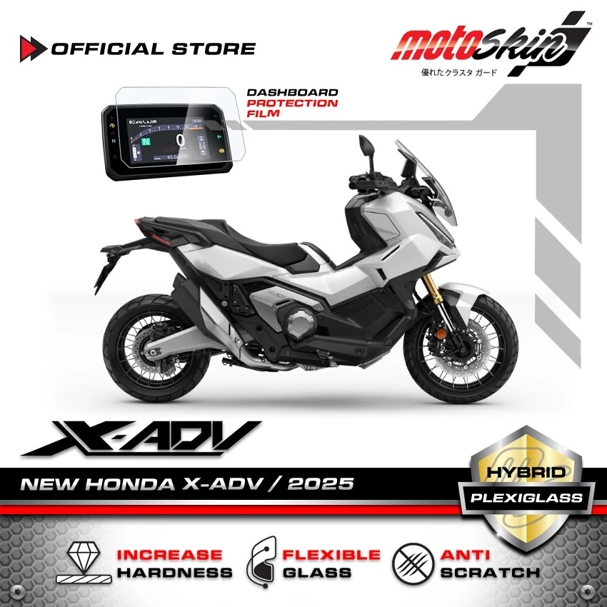 X-adv 750 2021-2024 และ 2025+ ฟิล์มกันรอยหน้าปัด MotoSkin