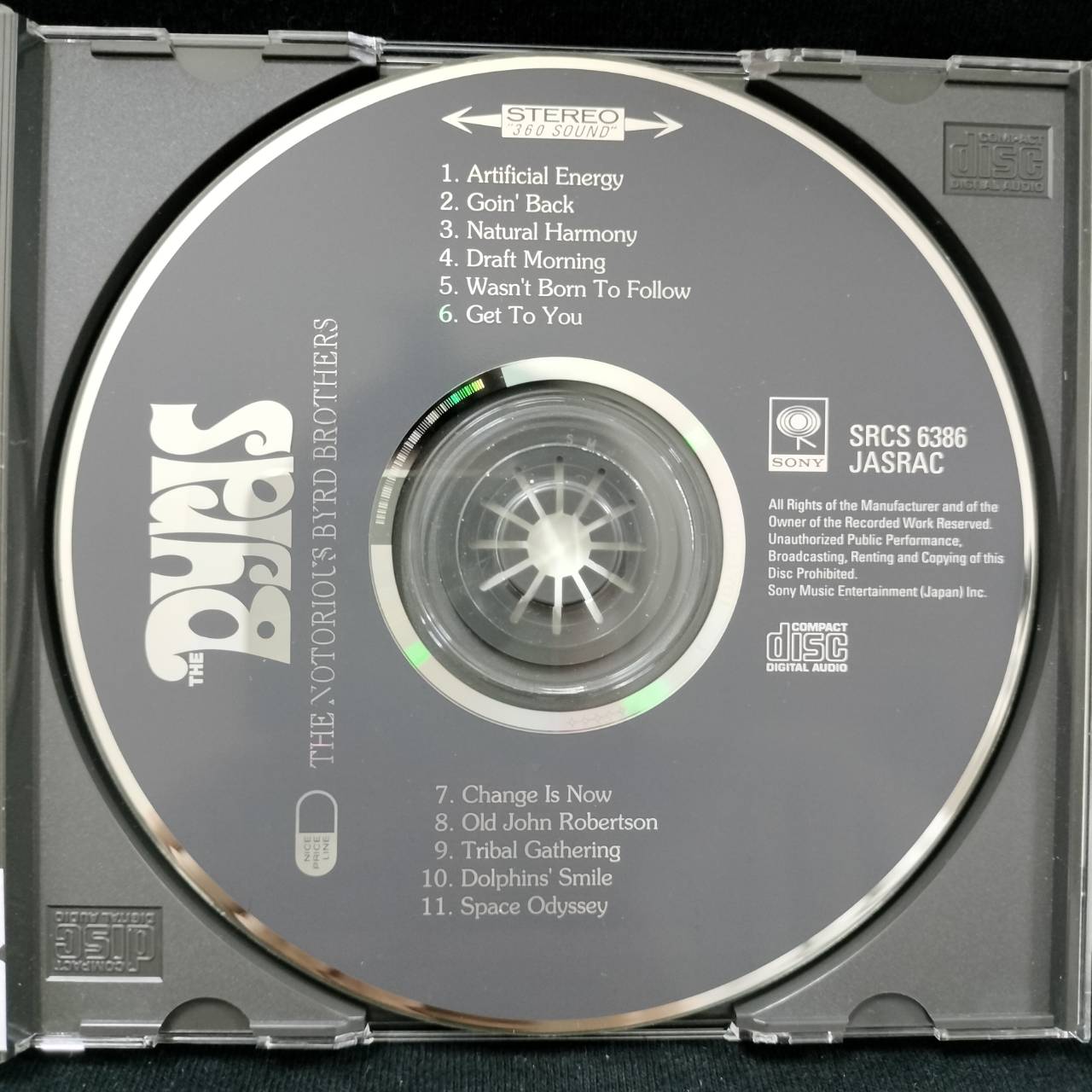 The Byrds – The Notorious Byrd Brothers / JAPAN / แผ่นดี