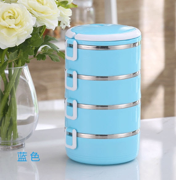 ปิ่นโต,กล่องใส่ข้าว,กล่องใส่ข้าวคุณภาพดี,กล่องข้าว,กล่องข้าวสแตนเลส+พร้อมกระเป๋าเก็บความร้อน