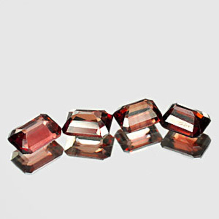 เพทายดิบสีน้ำตาล (Zircon) 3.08 กะรัต 4 ชิ้นไม่เผา