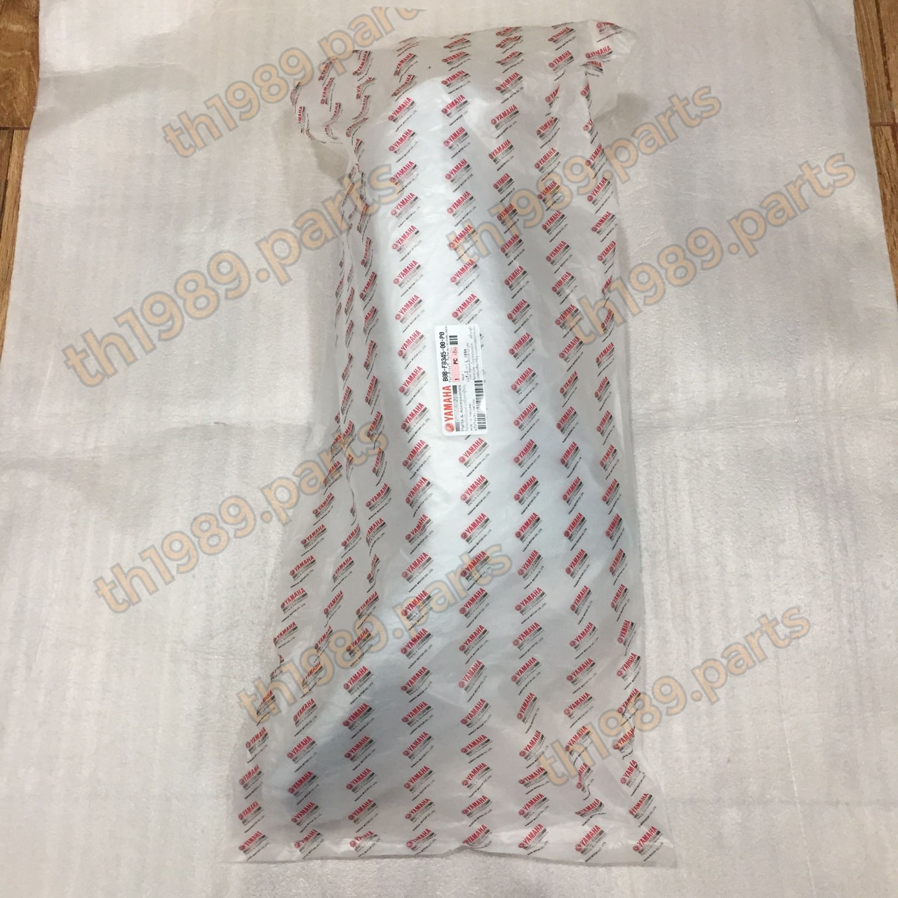 B8B-F8345-00-P0 แฟริ่งข้างซ้ายสีเทา GRAND FILANO HYBRID 2018 ใส่กับรถสีขาว L 1698 อะไหล่แท้ YAMAHA