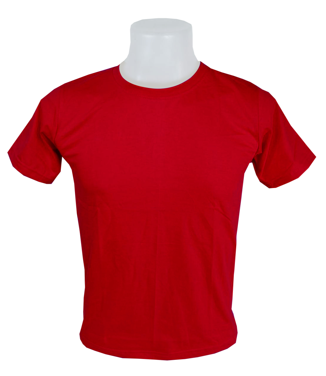 เสื้อยืด สีแดงสด