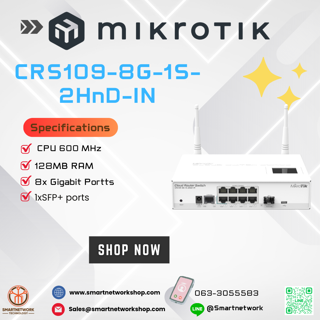 Mikrotik CRS109-8G-1S-2HnD-IN