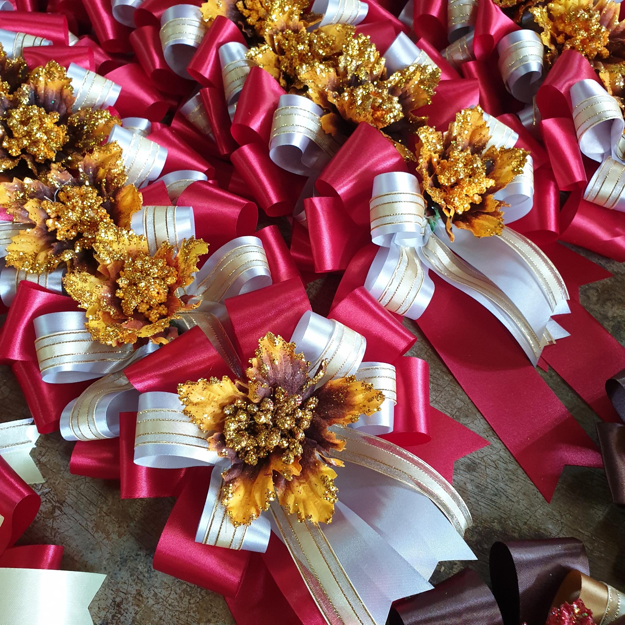 โบว์ติดกระเช้า ริบบิ้น (โบว์ใหญ่)