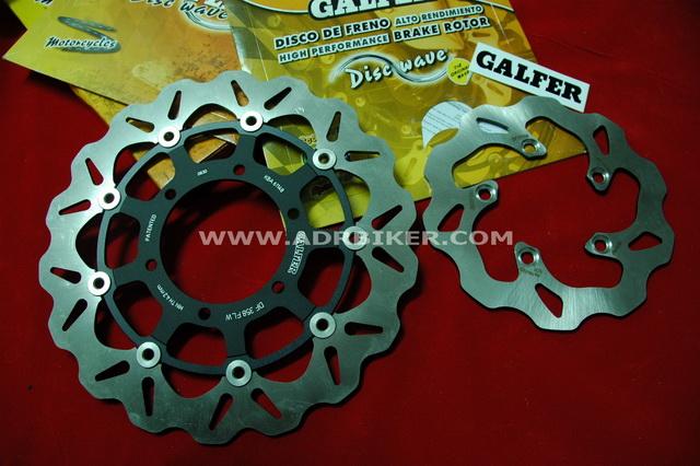 จานเบรคหน้า-หลัง GALFER สำหรับ ZX14R 2006-2013