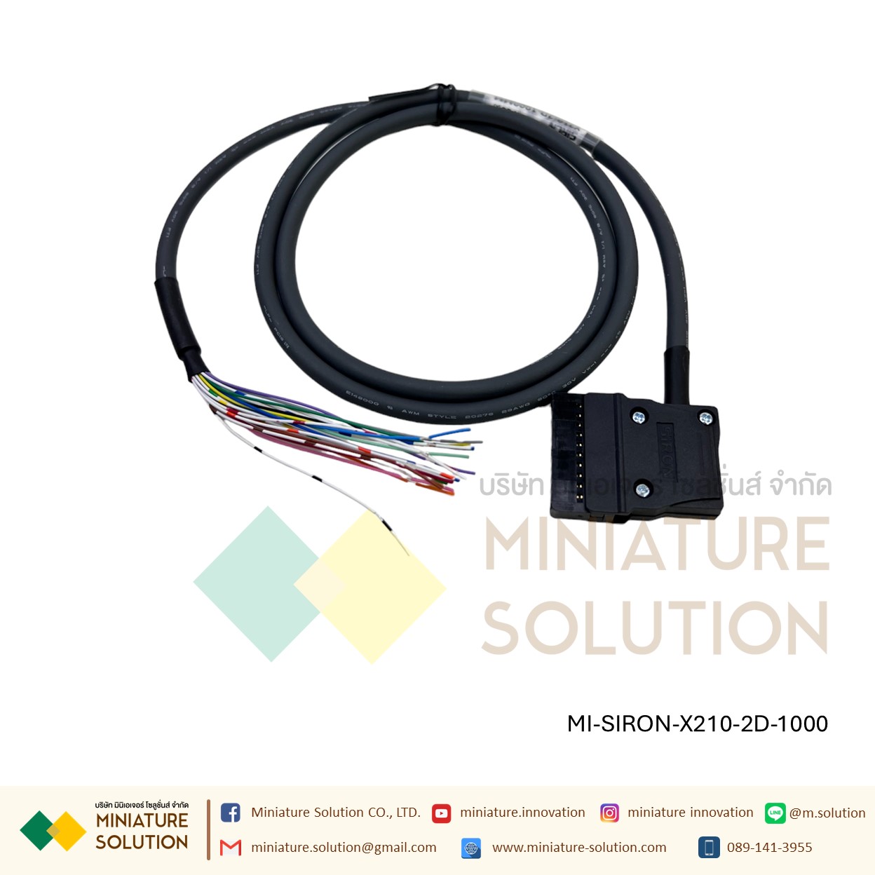 SIRON X210 สายเชื่อมต่อกับ T001 T022 กับ PLC CJ1W FX1NC FX2NC MITSUBISHI/Q SERIES QX41/42