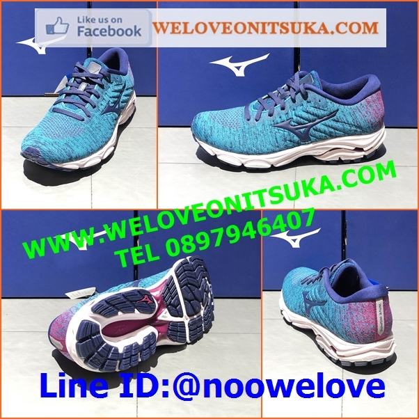 Mizuno Wave Inspire 16 Waveknit รองเท้าวิ่งออกกำลังกาย สำหรับสาวๆ เท้าแบน ผ้าถัก ยอดนิยม สีสวย นุ่มใส่สบายเท้า กระชับเท้า เบา น่าใช้ J1GD201324