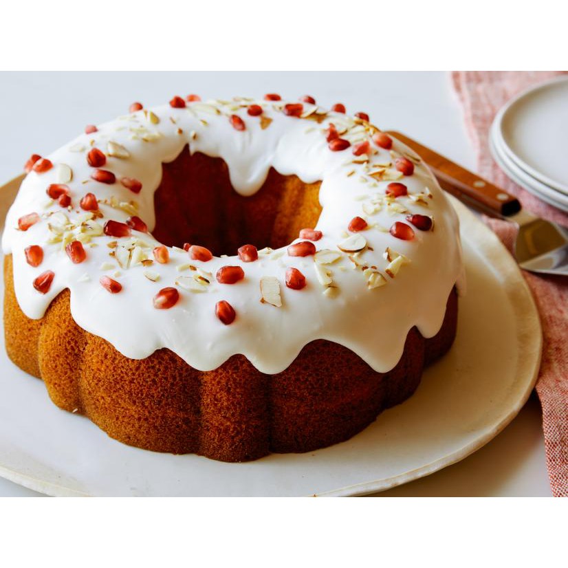 Sanneng พิมพ์ปล่อง Anodized Bundt Cake Mould SN6820 ขนาด 180x 60 มม. (12-7213)