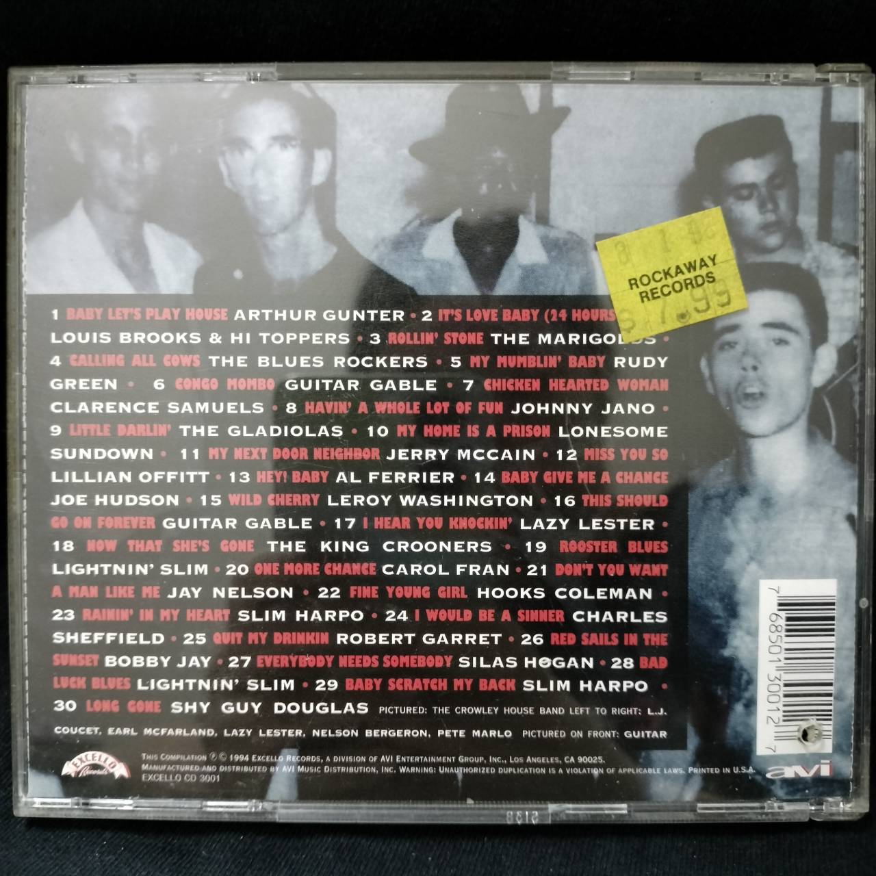 Various – The Best Of Excello Records / USA / ปกเจาะ / แผ่นสวย