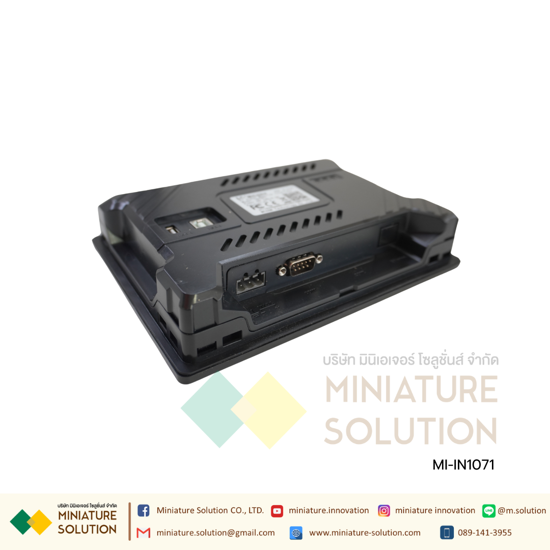 Wecon 7 inch HMI IN1073 Wecon HMI | 7.0 Inch 24VDC หน้าจอแสดงผล ขนาด 7 นิ้ว