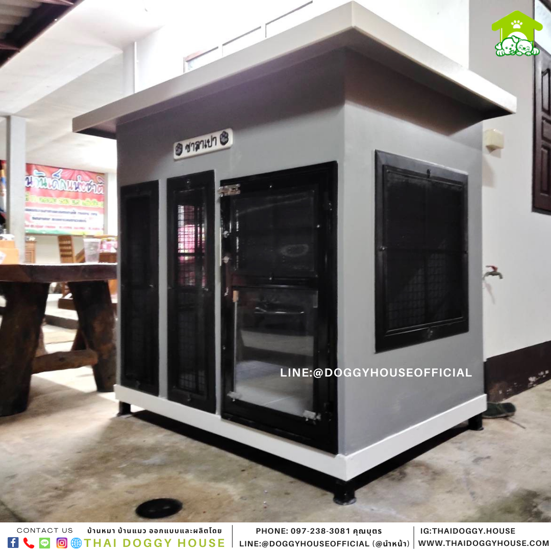 บ้านหมา แบบบ้าน Box style
