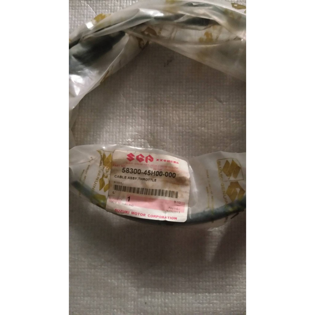 สายเร่ง สำหรับรุ่น Smash 110 FW110-I อะไหล่แท้ SUZUKI 58300-45H00-000