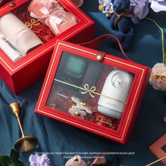 กล่องใส่ของขวัญ,กล่องกระดาษใส่ของขวัญ,ขนาด25.5x20.5x9.5cm