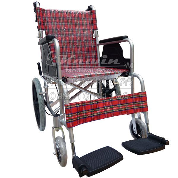 รถเข็นคนไข้ FS870LABJ รุ่นล้อเล็ก น้ำหนักเบา