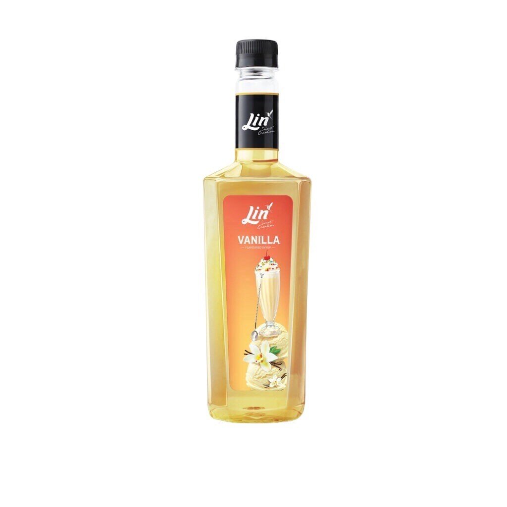 น้ำเชื่อมกลิ่นวานิลลา ตราลิน Lin Vanilla Syrup 750 ml. (05-4640)