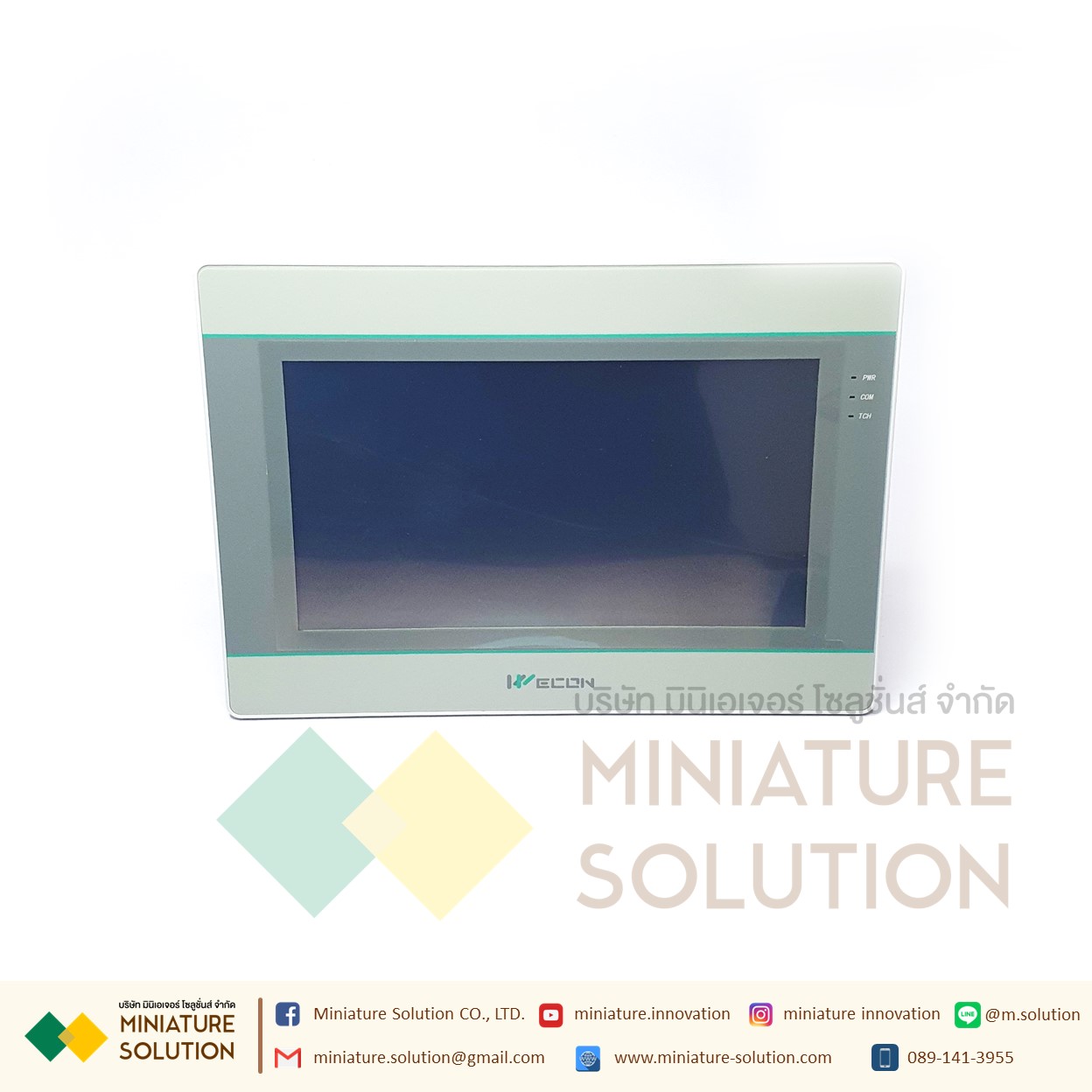 Wecon PI3070ig-C HMI จอ HMI IOT หน้าจอแสดงผล ขนาด 7 นิ้ว SUPPORT IIoT Vnet PI3070ig-C (WIFI)