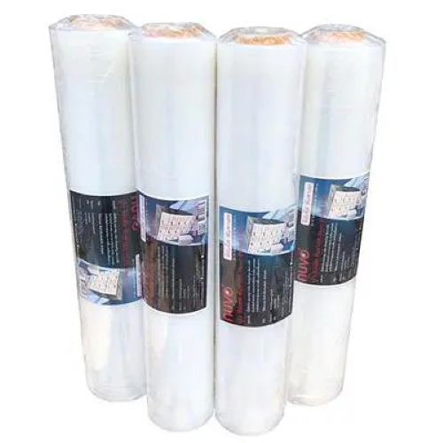 ฟิล์มยืดพันพาเลท นูโว สีใส 12/15ไมครอน 50ซม.x300ม./50ซม.x500m หนัก 2.05/2.57/2.79/3.30กก.