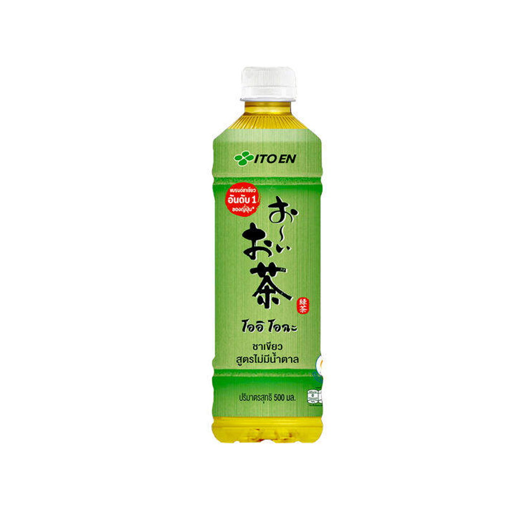 ชาเขียวไม่มีน้ำตาล Itoen Green Tea No sugar 500 ml. (05-8713)