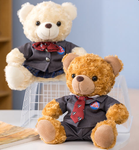 รับผลิต,ตุ๊กตาหมีปักโลโก้,ตุ๊กตาหมี,ตุ๊กตาหมีของขวัญ,โรงงานผลิตตุ๊กตาหมี,ของขวัญ,ของแจก,25cm