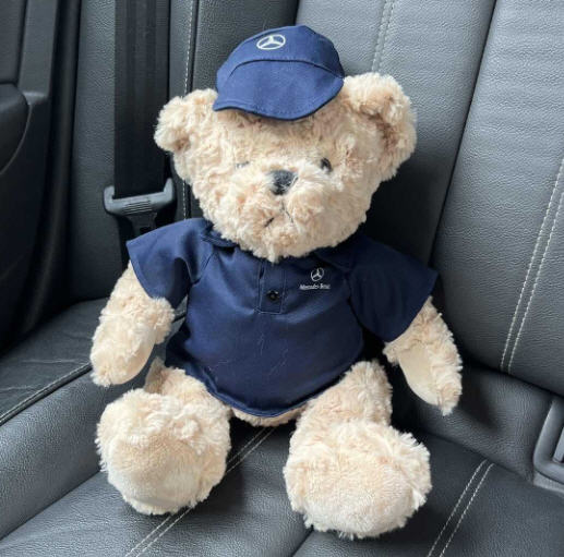 รับผลิต,ตุ๊กตาหมีใส่หมวก,ตุ๊กตาหมีสกรีนโลโก้,ตุ๊กตาหมีของขวัญ,โรงงานผลิตตุ๊กตาหมี,ของขวัญ,ของแจก,30cm