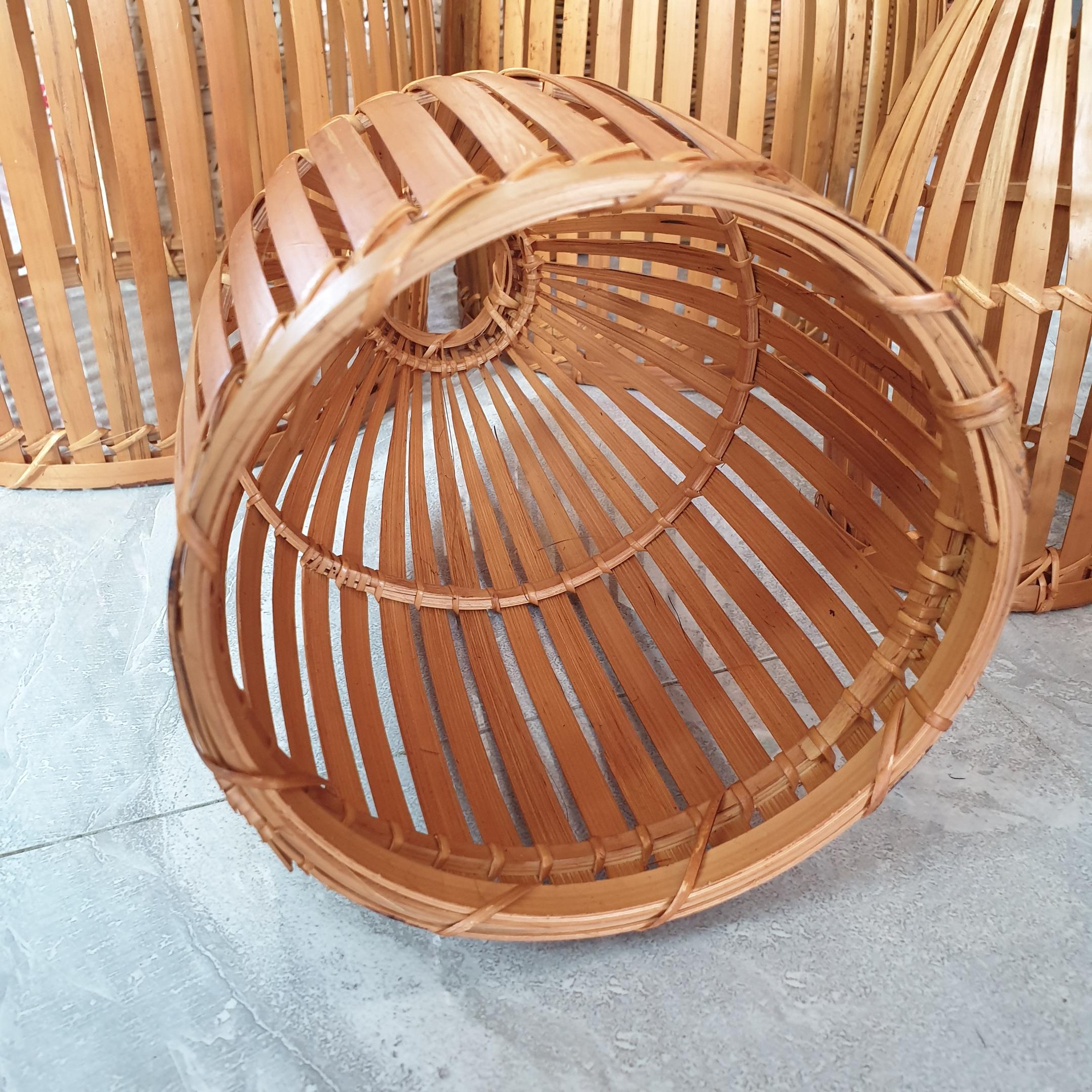 โคมไฟสุ่มปลา โคมไฟไม้ไผ่ มี 4 ขนาด