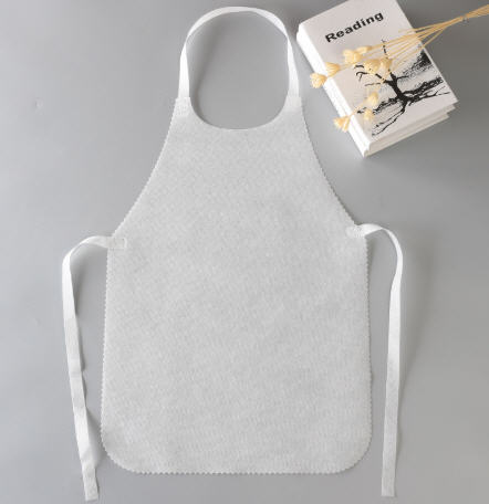 ผ้ากันเปื้อนใช้แล้วทิ้ง,ผ้ากันเปื้อนสปันบอนด์,สกรีนโลโก้