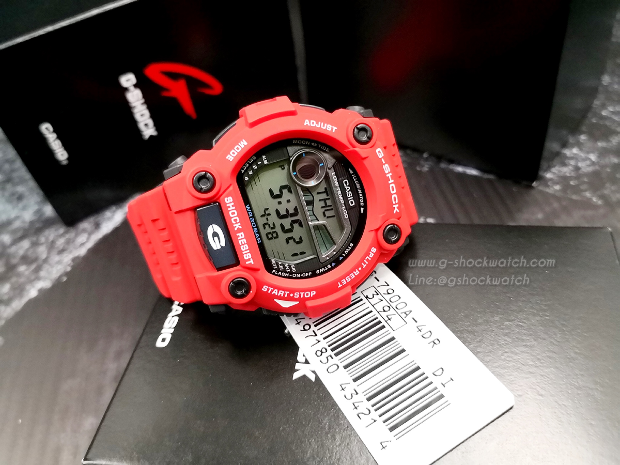 CASIO G-SHOCK นาฬิกาข้อมือ นาฬิกากันน้ำ นาฬิกาของแท้ ประกันศูนย์ CMG 1 ปี รุ่น G-7900A-4D