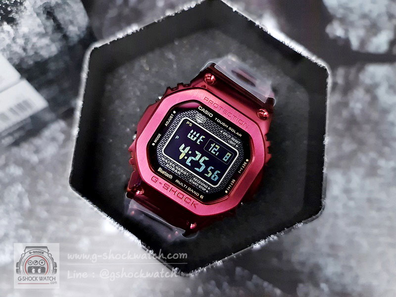 CASIO G-SHOCK นาฬิกาข้อมือ นาฬิกากันน้ำ นาฬิกาของแท้ ประกันศูนย์ CMG 1 ปี รุ่น GMW-B5000RD-4