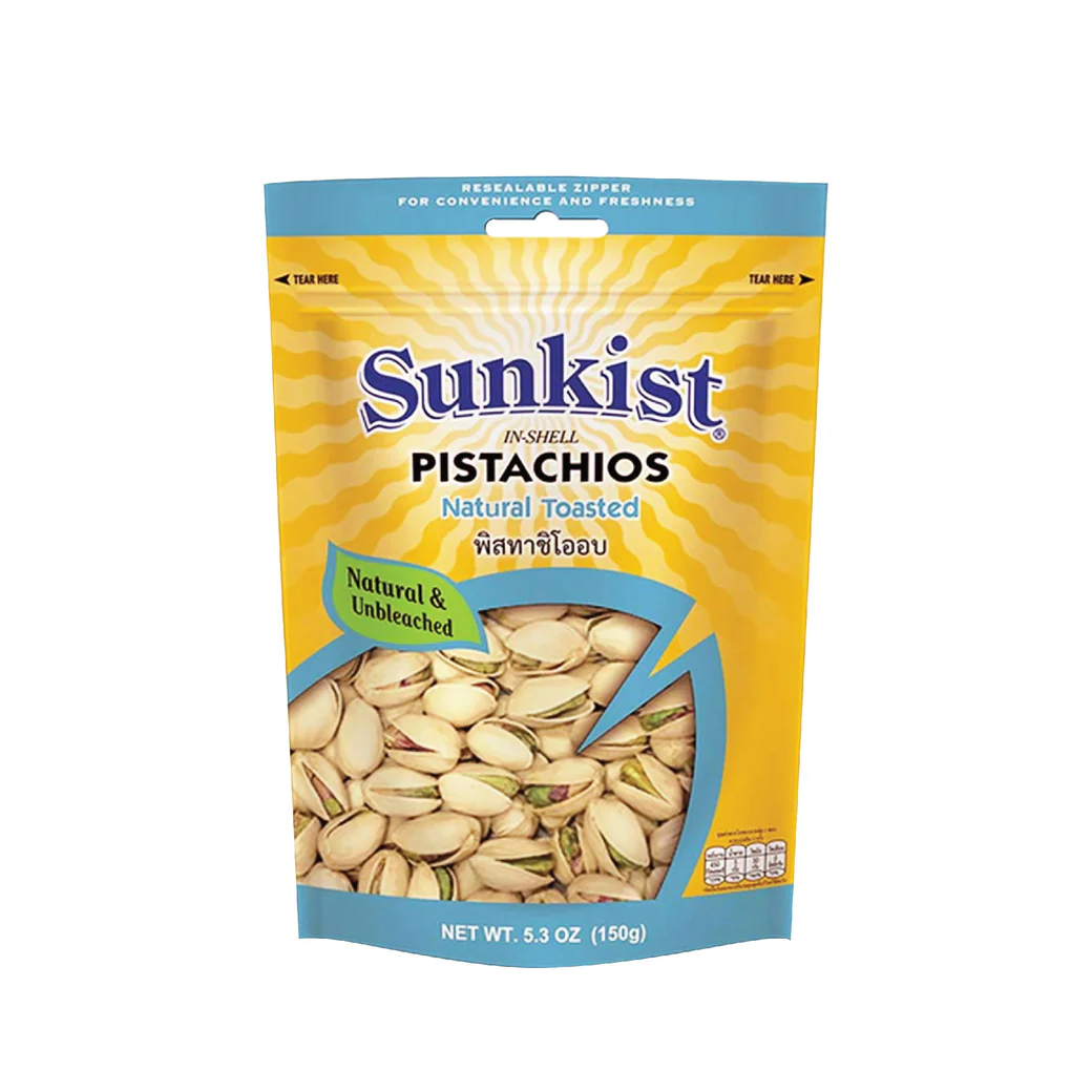 Sunkist Pistachios Toasted Natural พิสทาชิโออบเธรรมชาติ 150 g (05-8513)