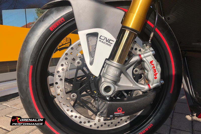 ดักลมเป่าจานเบรคคาร์บอน cncracing สำหรับ streetfighter V4 V4s