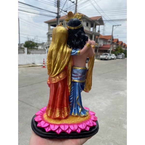 พระกฤษณะ อวตารของพระวิษณุ กว้าง6.5นิ้ว สุง10.5นิ้ว