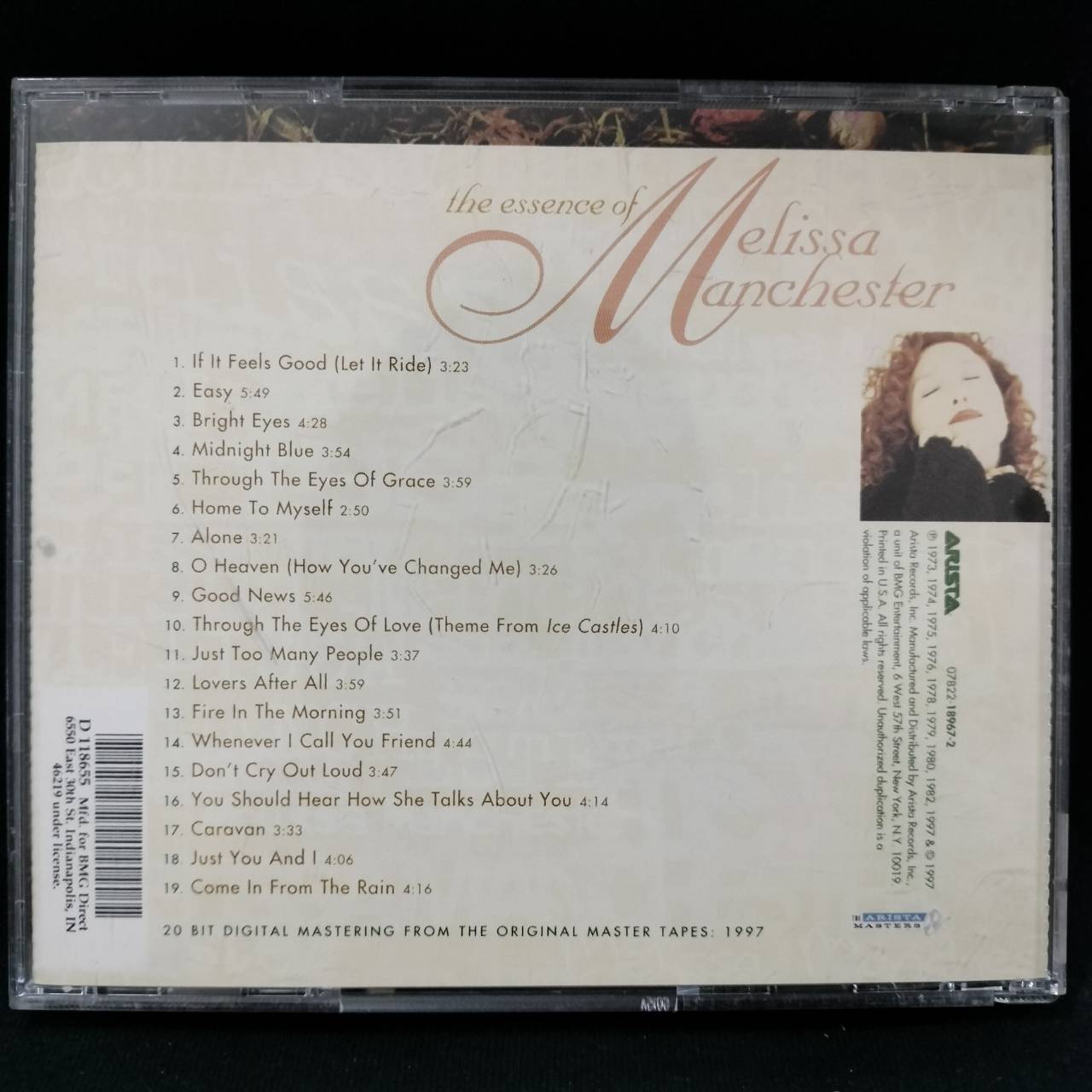 Melissa Manchester – The Essence Of Melissa Manchester / USA / แผ่นสภาพนางฟ้า