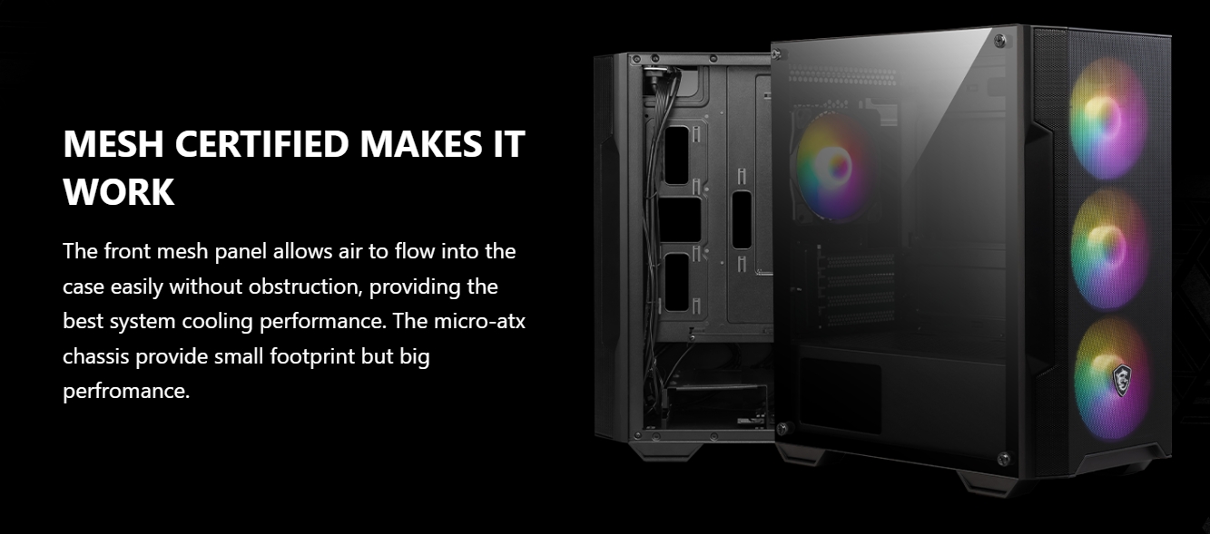 mATX CASE MSI MAG FORGE M100A