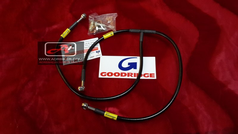 สายเบรคถักแสตนเลส Goodridge หน้า และ หลัง สำหรับ R1 09-ปัจจุบัน