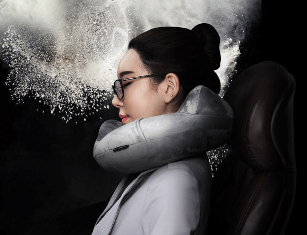 หมอนรองคอปั๊มลมในตัว,หมอนรองคอปั๊มลมในตัวผ้านุ่ม