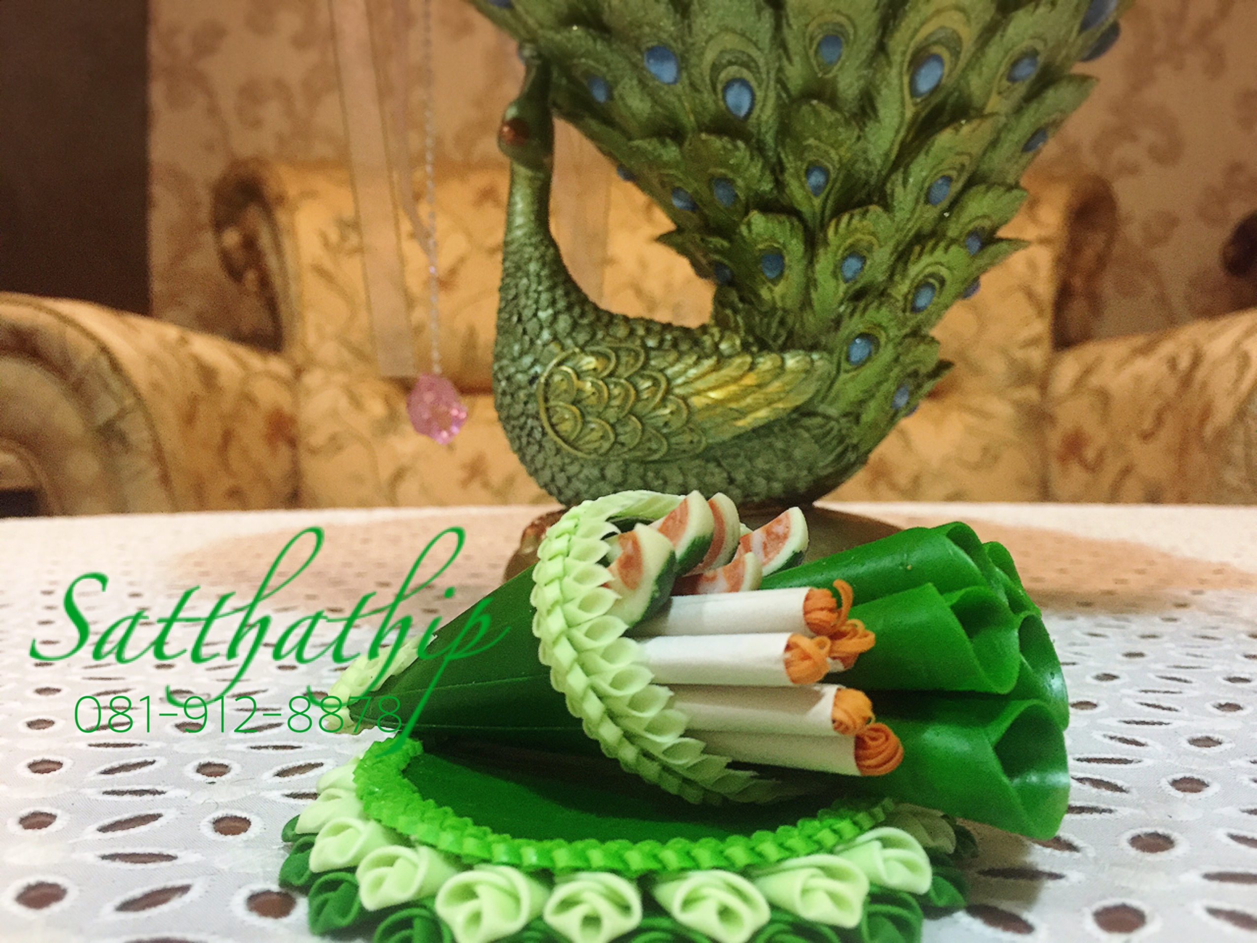 ชุดกรวยเชี่ยนหมากพลู ประดิษฐ์จากดิน - Betel