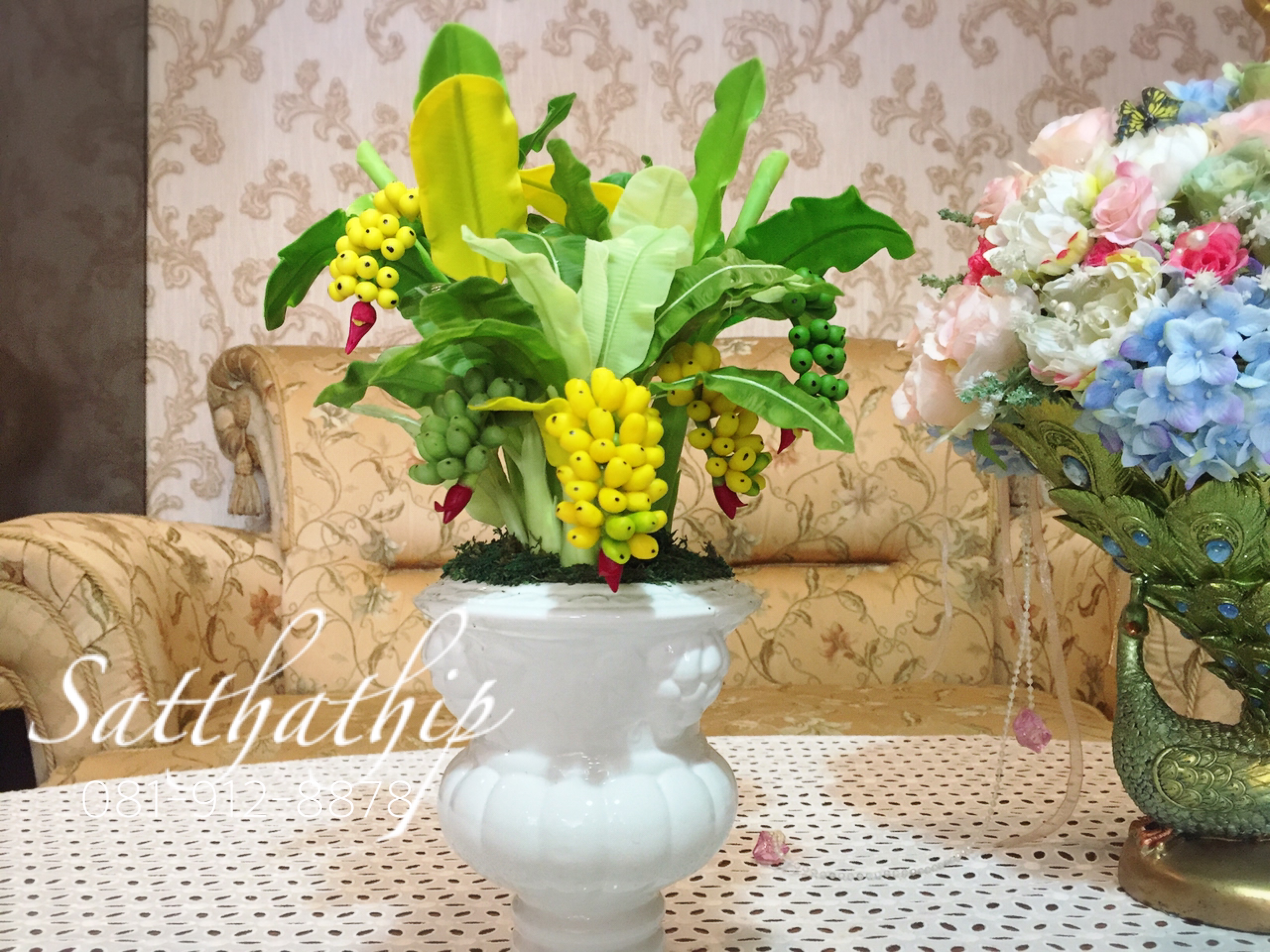 ต้นกล้วย - ต้นกล้วย ประดิษฐ์จากดิน - Banana tree