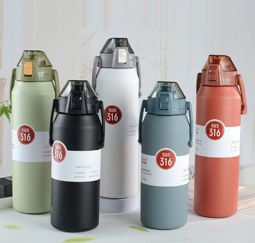 กระบอกน้ำสแตนเลส,กระติกน้ำสแตนเลส316,ความจุ1.3L,1.7L