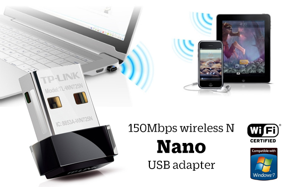 TP-LINK WN725N 150Mbps Wireless N Nano USB Adapter
