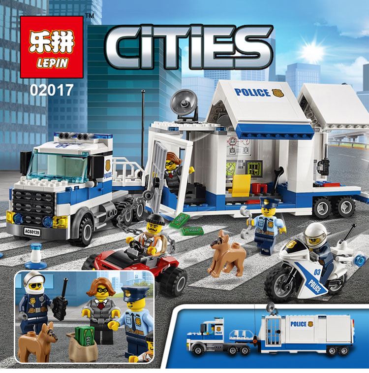 เลโก้จีน LEPIN.02017 ชุด Police Mobile Command center