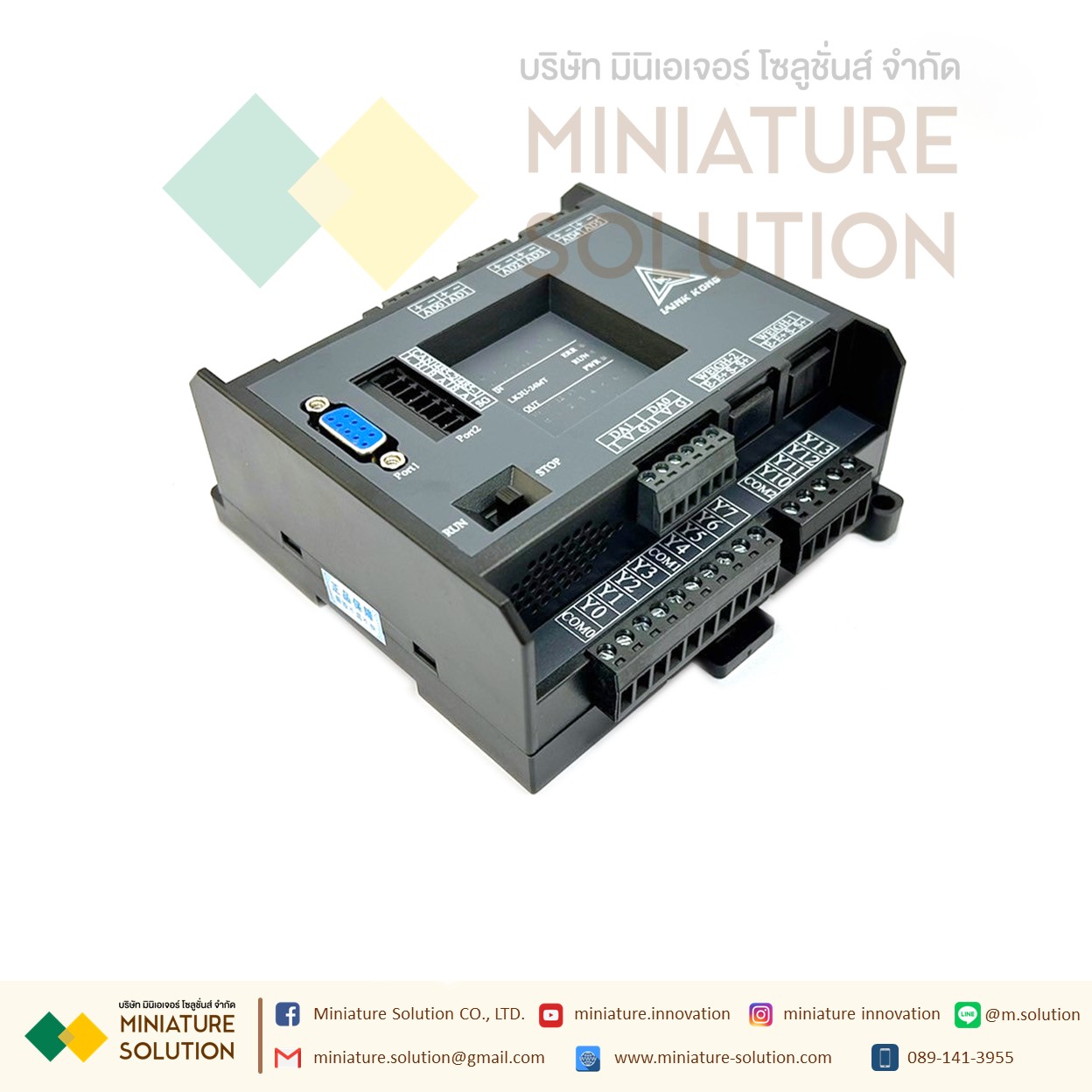 PLC LK3U-24MT-6AD-2DA MITSU GXWork