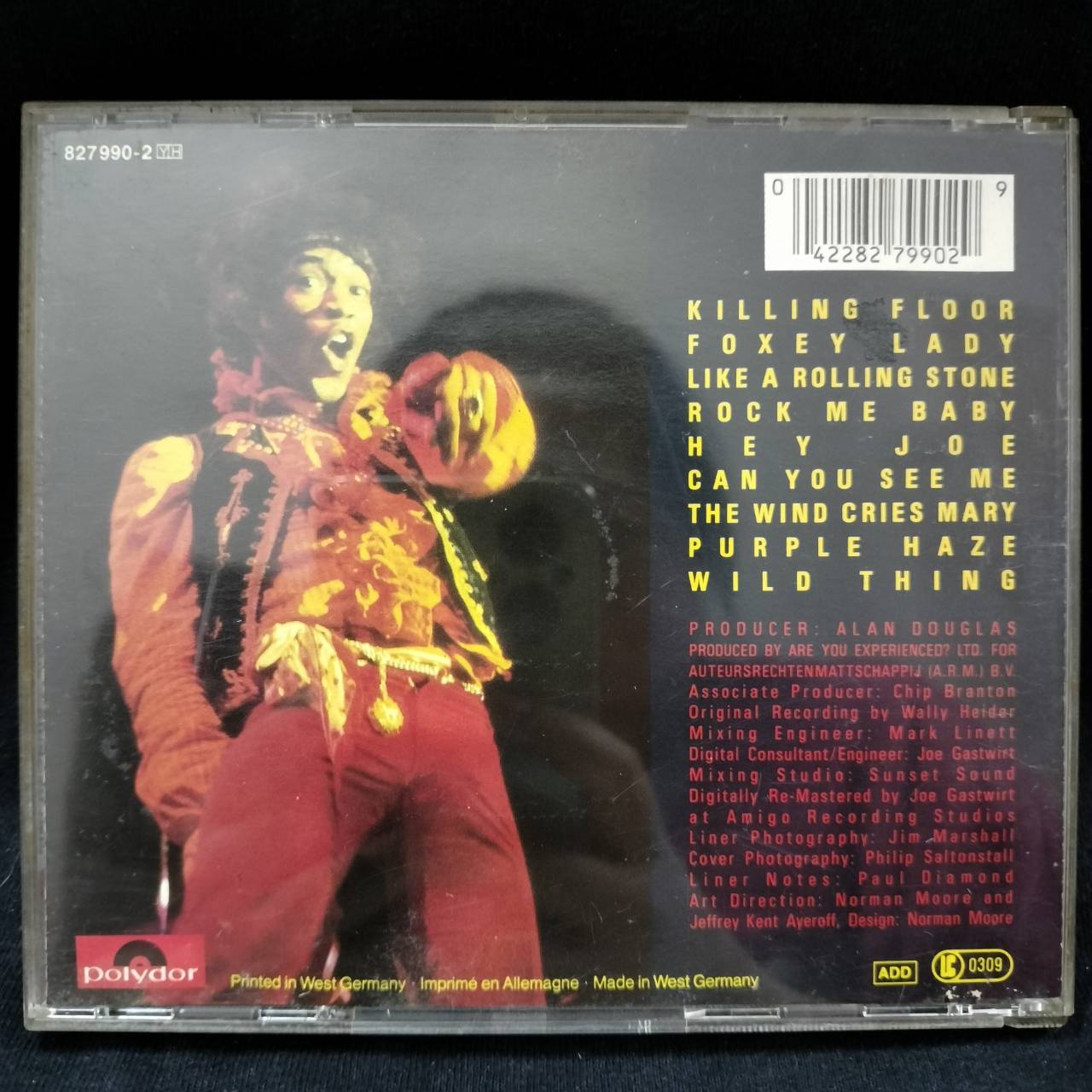 Jimi Hendrix – Jimi Plays Monterey (Original Motion Picture Sound Track) / GERMANY / แผ่นดี