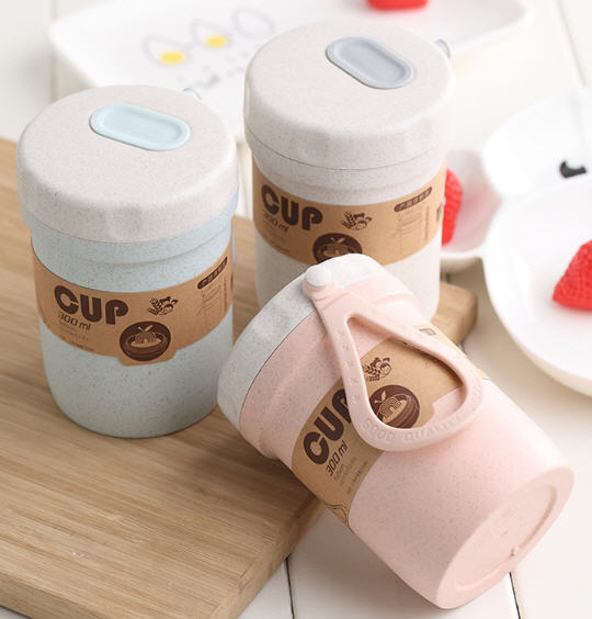 แก้วน้ำวัสดุธรรมชาติ,กระบอกอีโค่,แก้วน้ำฟางข้าวสาลี