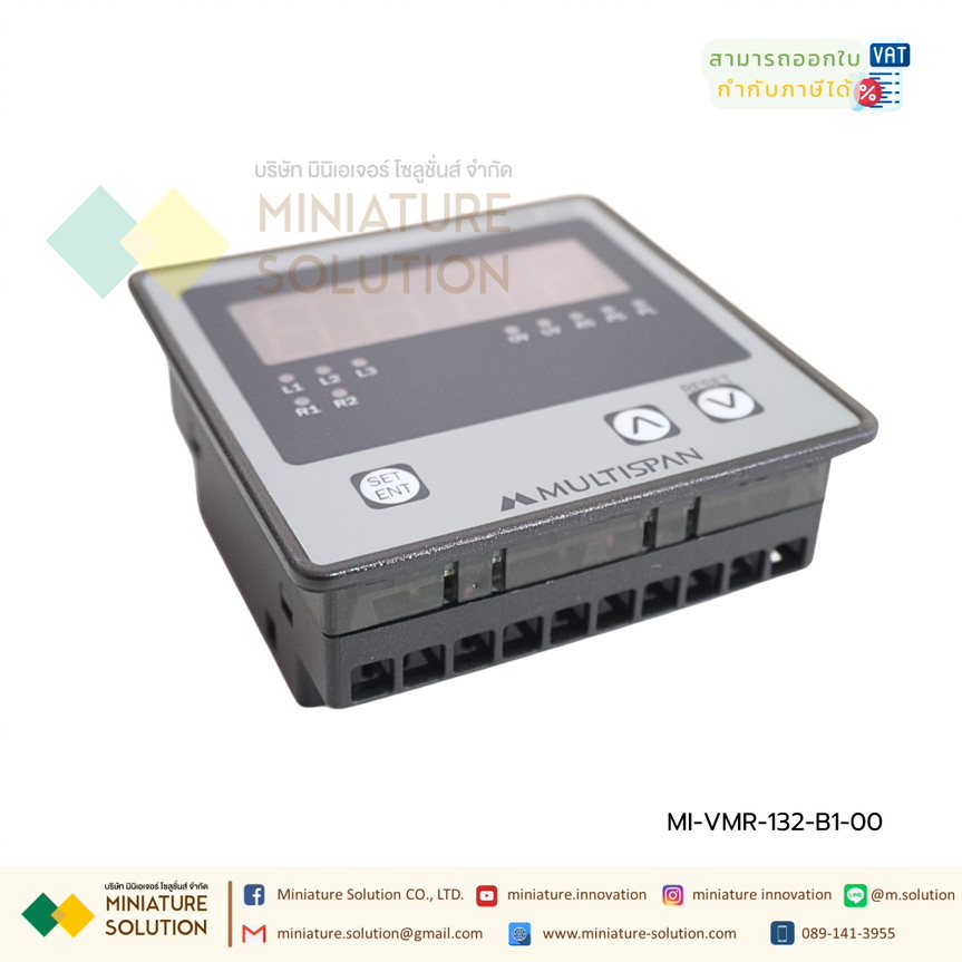 VMR-132-B1-00 Voltage monitoring Relay Panel Mount จอแสดงโวลต์ มีรีเลย์สั่งงานเพื่อผิดปกติ OVER UNDER Phase Loss
