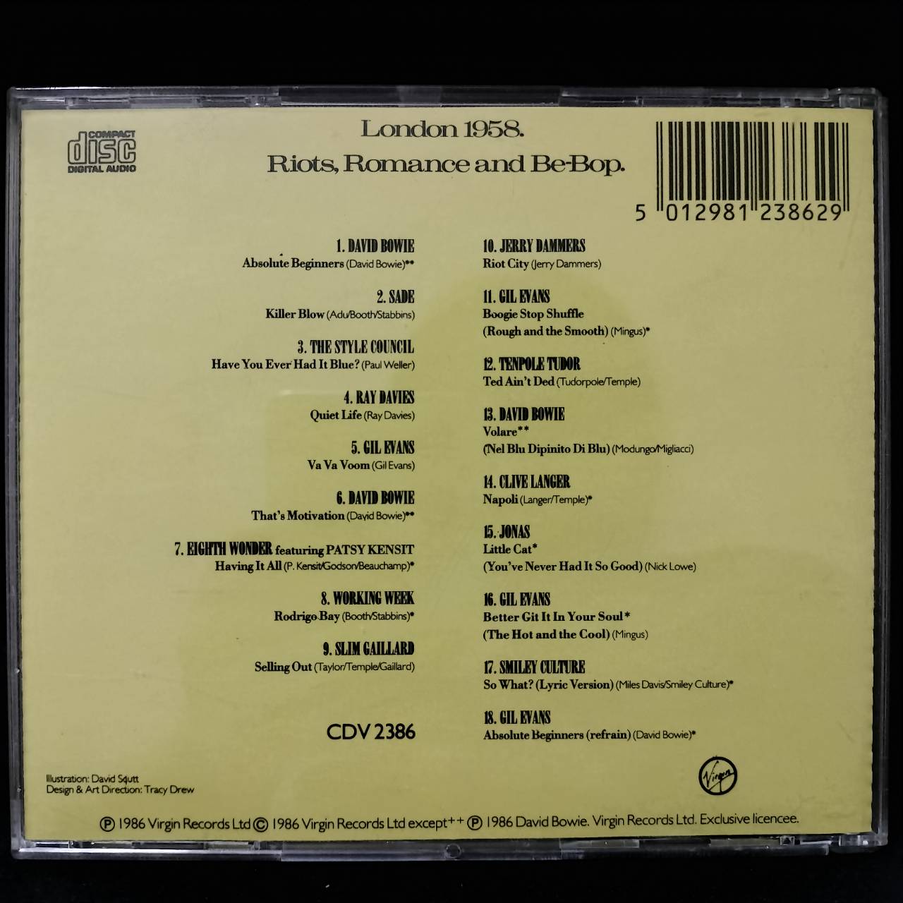 Various – Absolute Beginners (The Original Motion Picture Soundtrack) / ไม่ระบุ / แผ่นดี